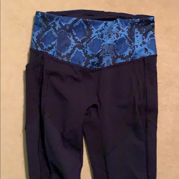 Navy Blue Lululemon Leggings - Picture 2 of 7